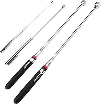 Magnetic Pickup Tool 4-Pack, Telescoping Magnets (1.5 lbs 3 lbs 14 lbs 15 lbs)